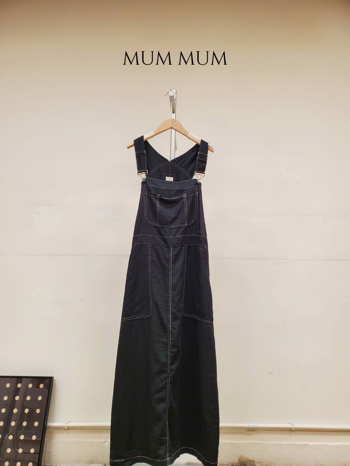 0212258a/牛仔工裝背帶裙44W'/46H'/50L'