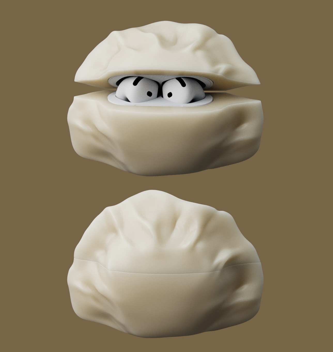 #預購 AirPods耳機保護殼 水餃造型