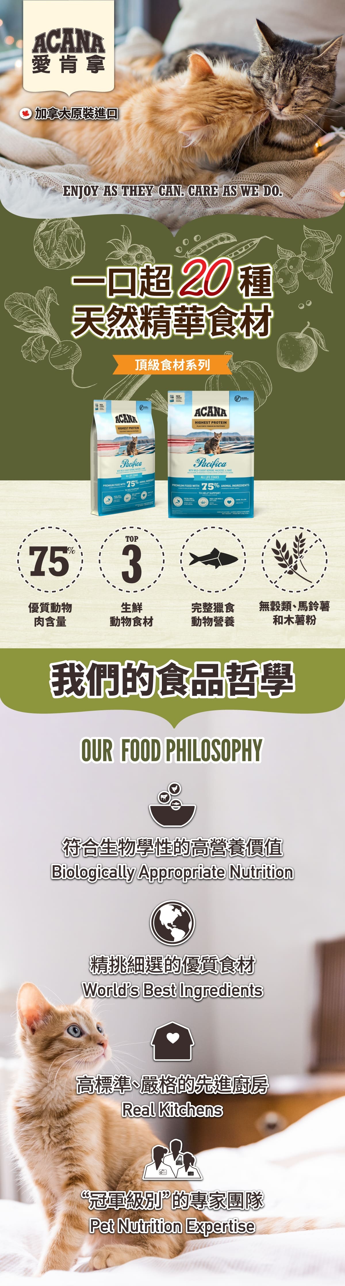 海洋盛宴-無穀配方-貓飼料-愛肯拿-ACANA