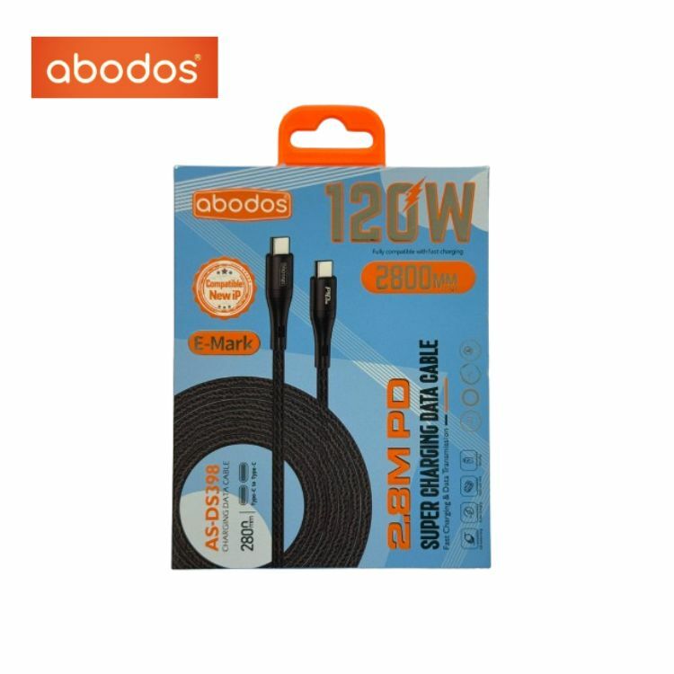 Abodos 特長2.8米快充數據線 (會員專享額外9折) AS-DS398