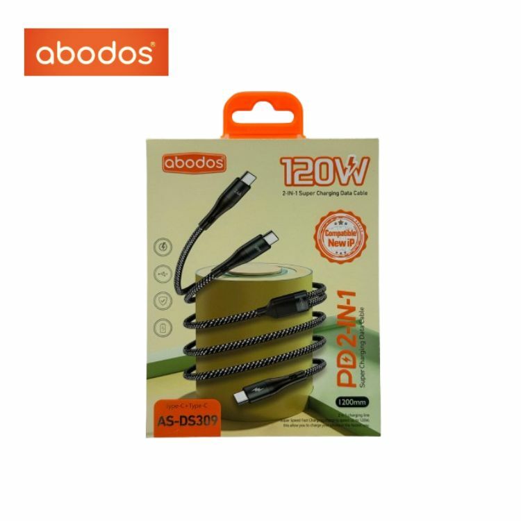 Abodos 2合1快充數據線 (會員專享額外9折) AS-DS309