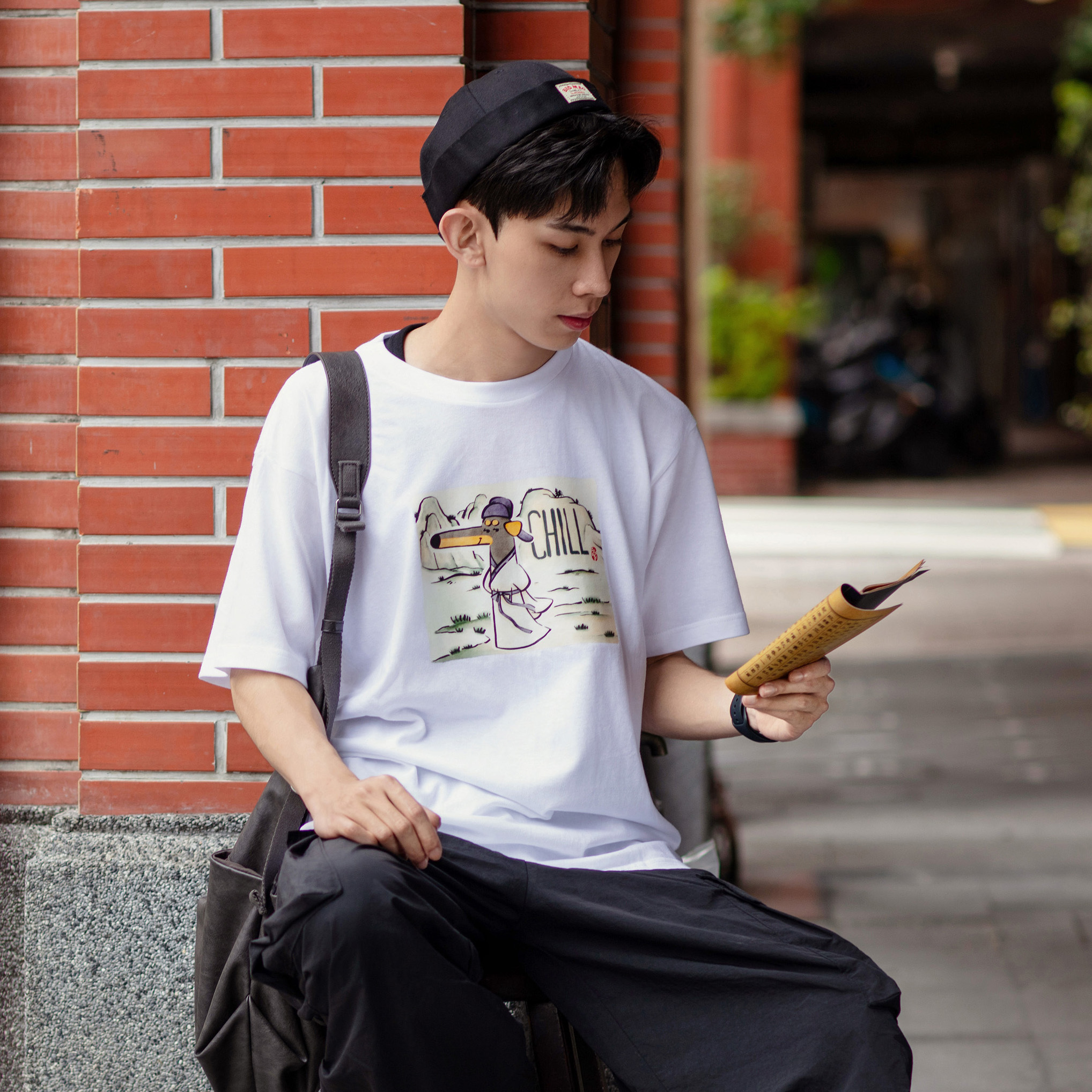 腸遊山水 短袖T恤