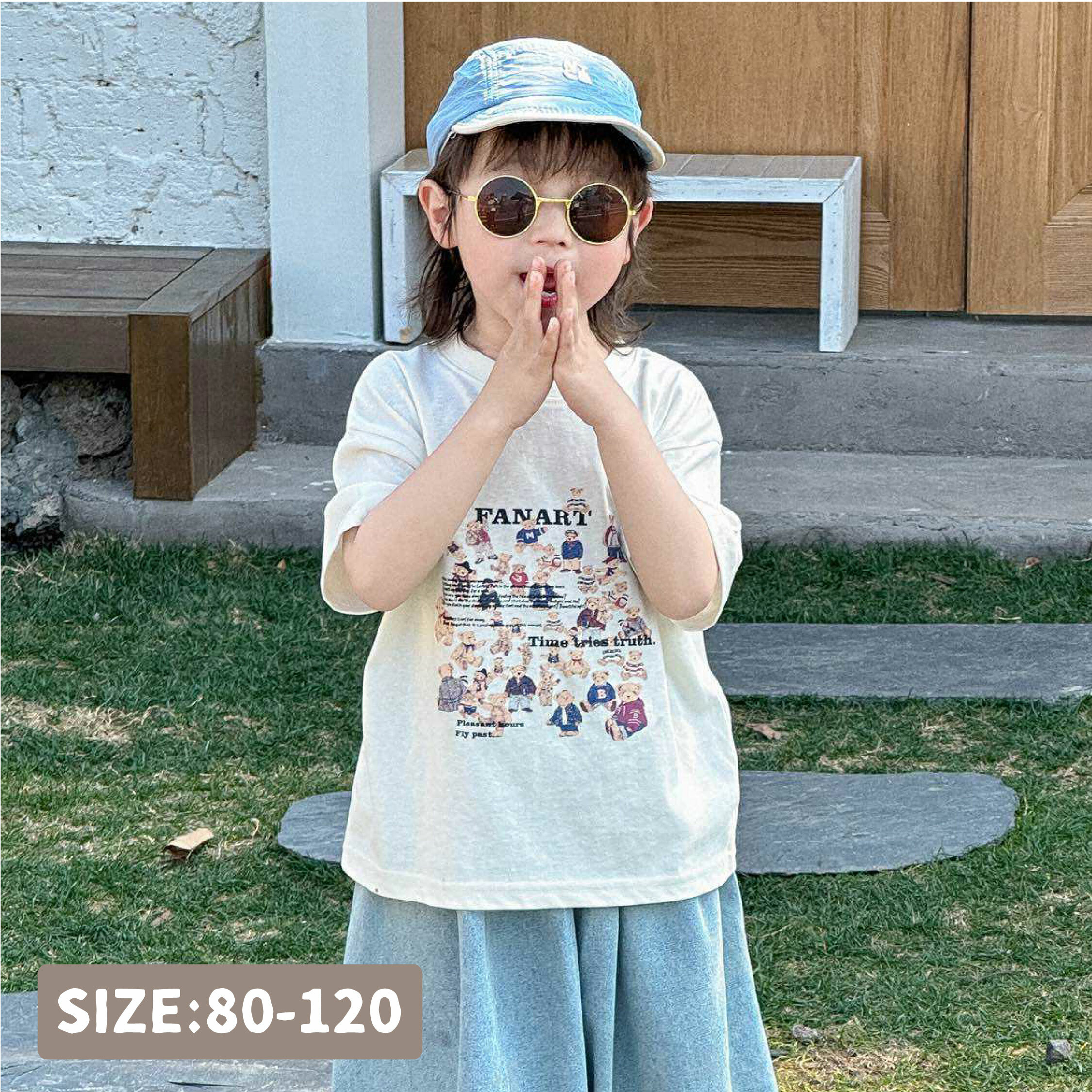 藝術泰迪熊展覽上衣 (H50097)