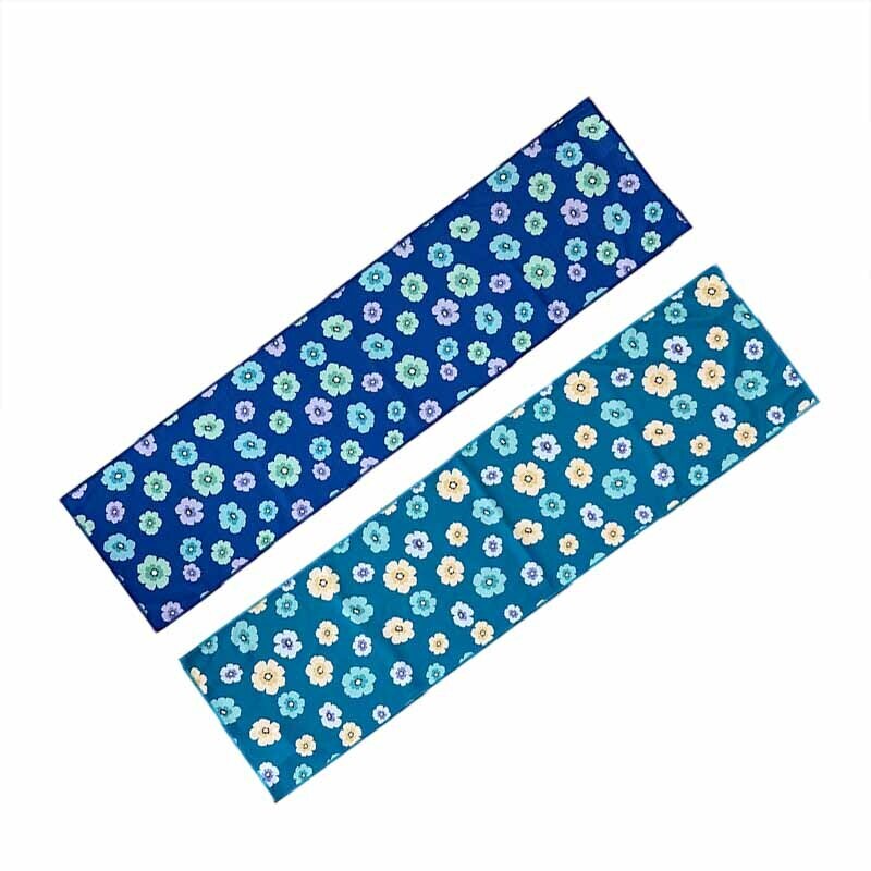 涼感速乾毛巾/抗UV 小花 80×20cm