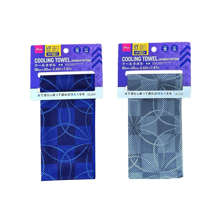 涼感速乾毛巾/和風 80×20cm