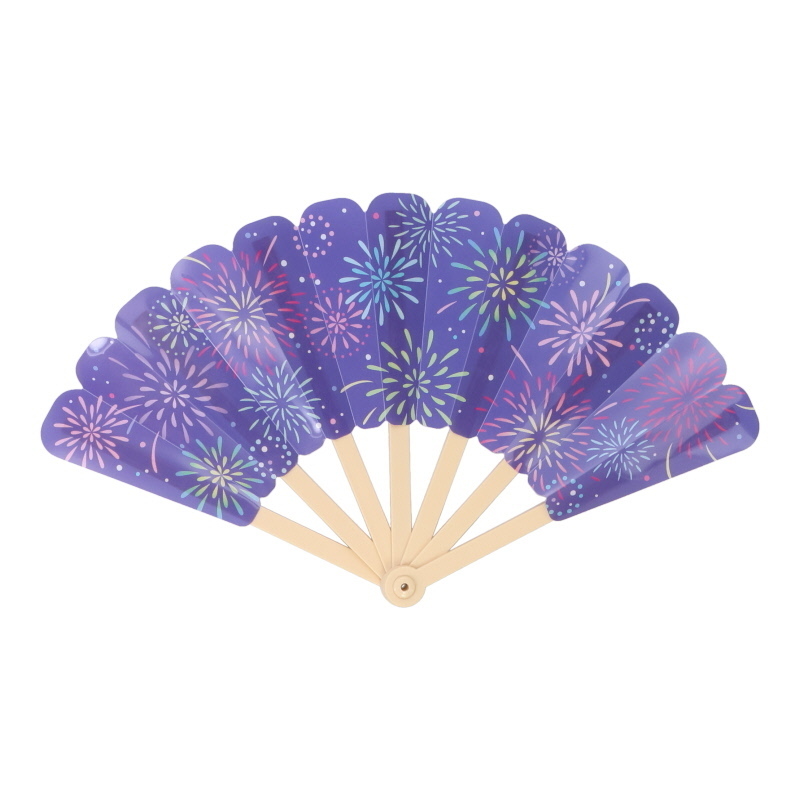 折扇/煙火 18.8cm