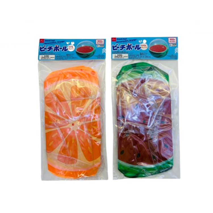 海灘球充氣玩具/西瓜、柳橙 直徑約26cm