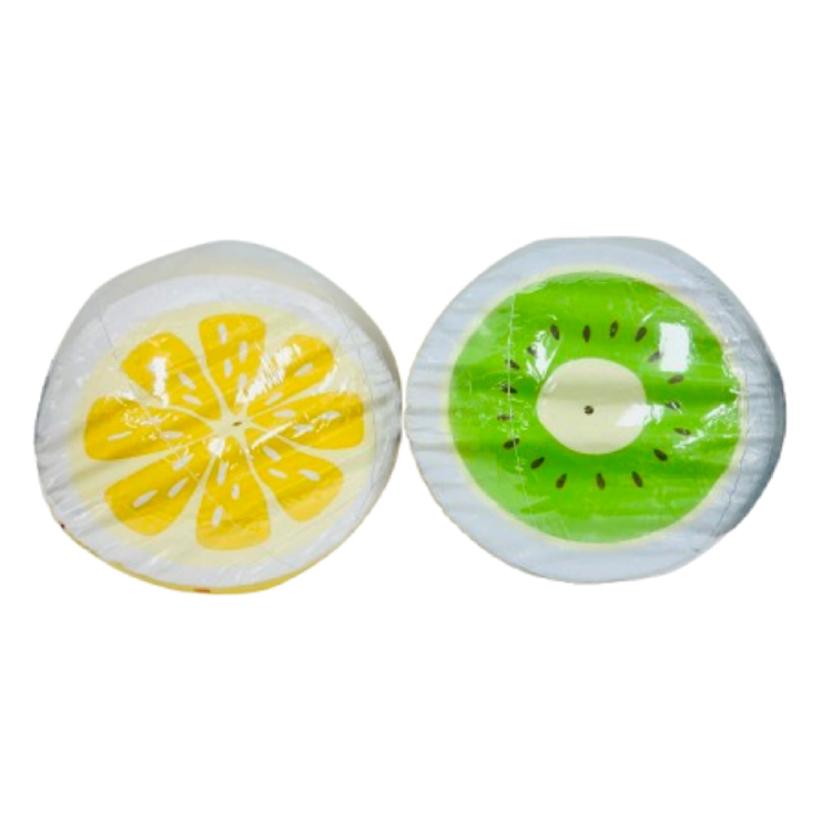 海灘球充氣玩具/奇異果、檸檬 直徑約26cm