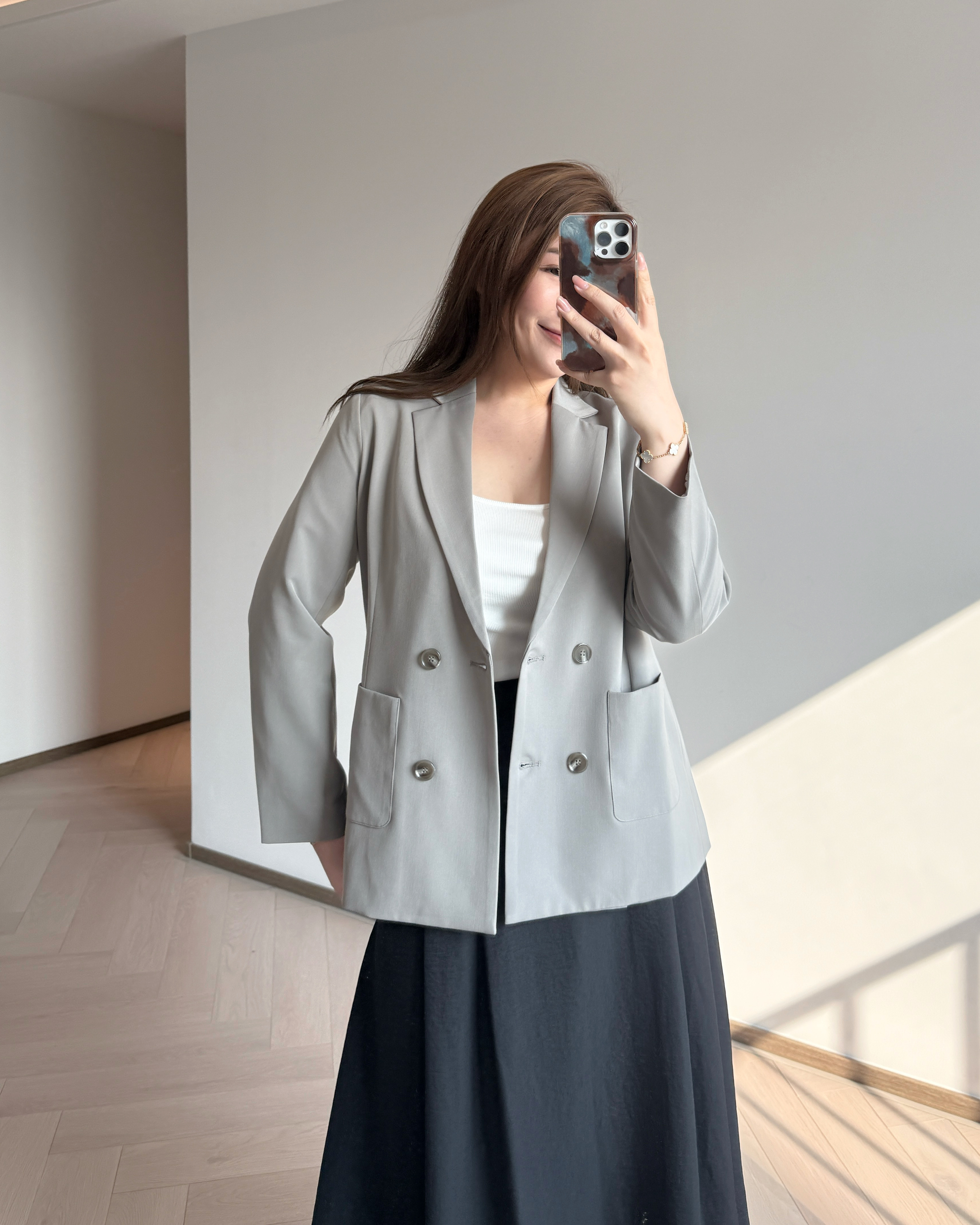 現貨 7173 Classic Blazer in Light Grey