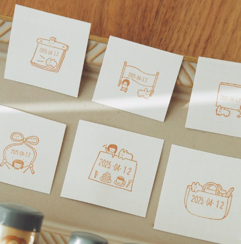 右手超人｜可調式日期印章 (六款可選)