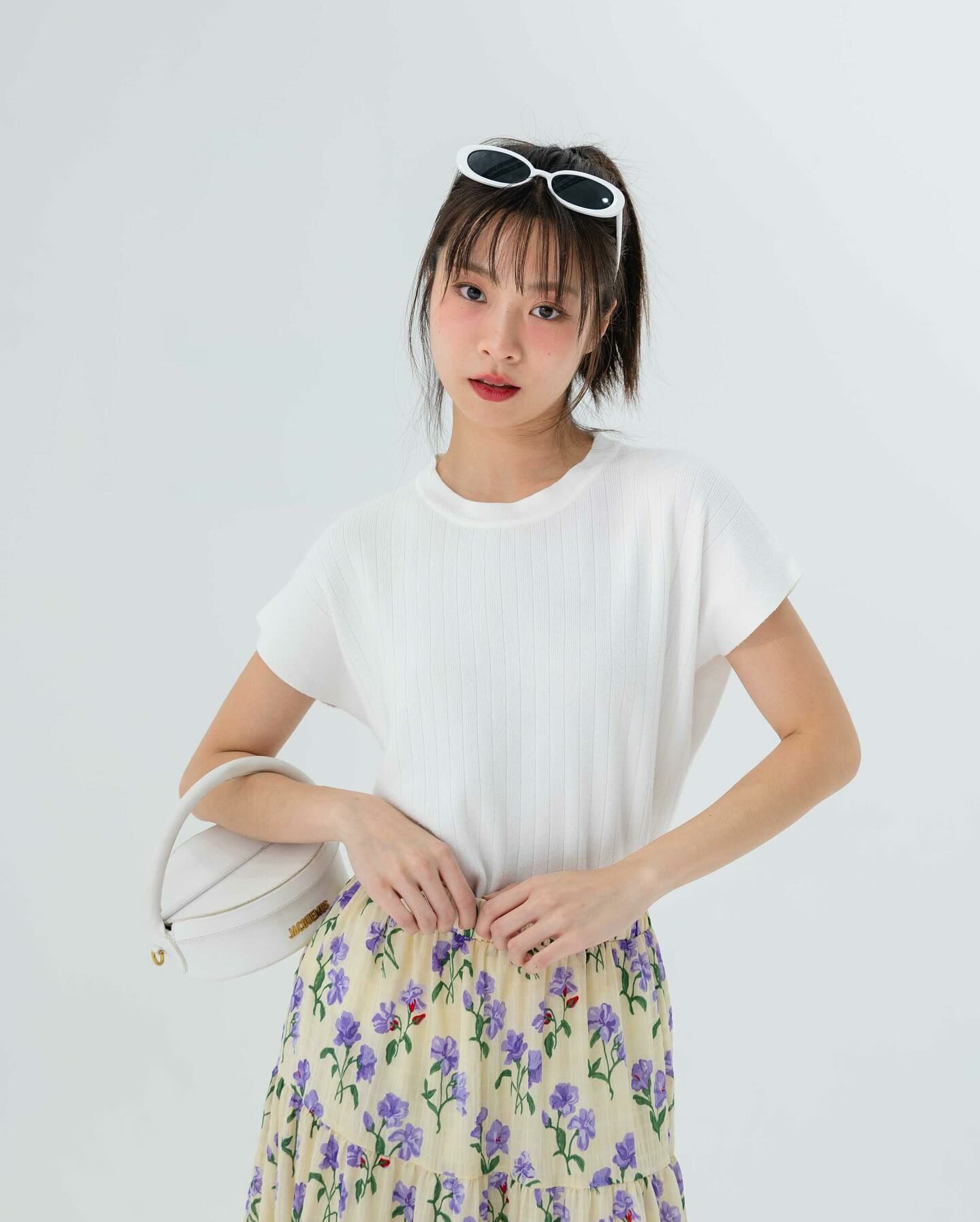 Kimmame - Loft Knit 短袖針織上衣