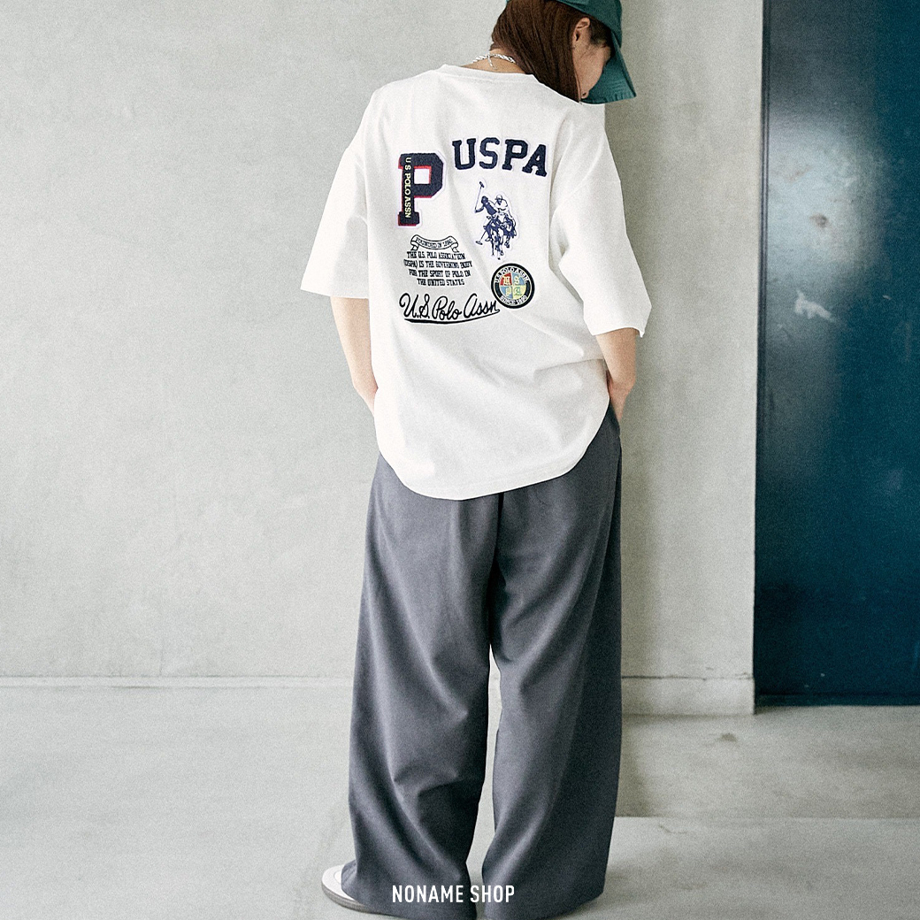 U.S. POLO ASSN. 背後 復古補丁 LOGO 短袖 五色 (男款)