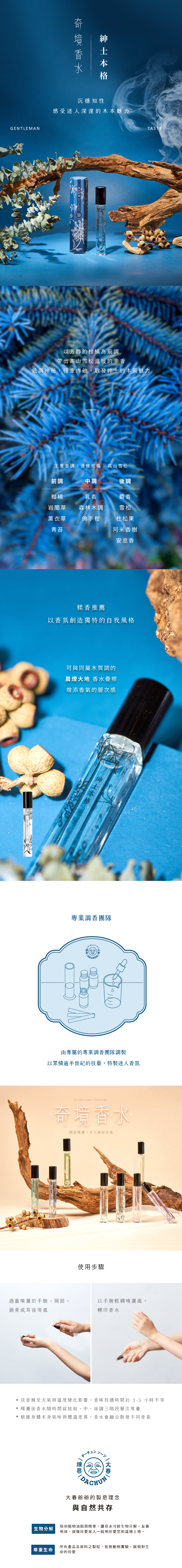 紳士本格,木質香水