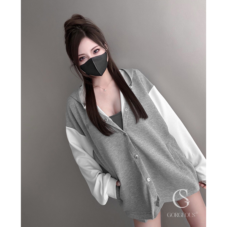 G9598 現貨「太空AIR′棒球外套(長版)」