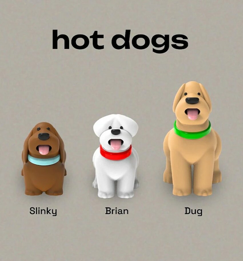 泰國代購 hue.stores 文創 Hot Dogs 吐舌 狗狗 鑰匙圈 吊飾