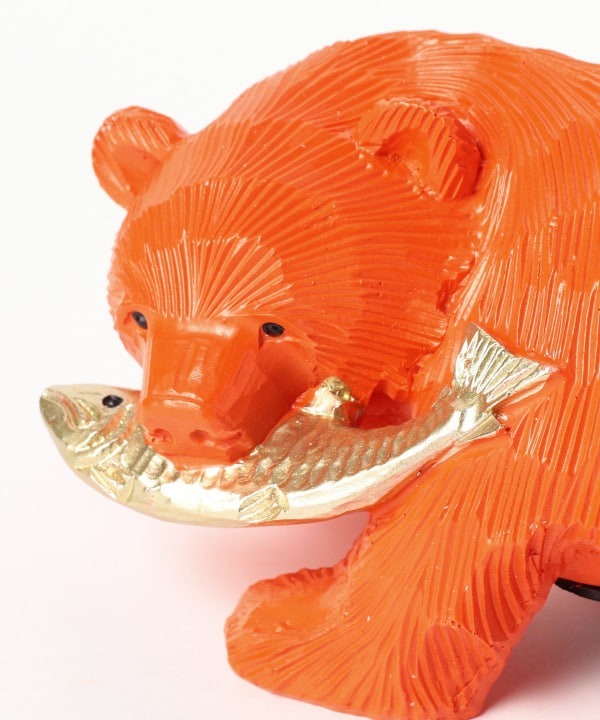 2025SS BEAMS JAPAN 別注 鮭熊 熊咬魚 貯金箱 存錢筒 現貨 56730639047