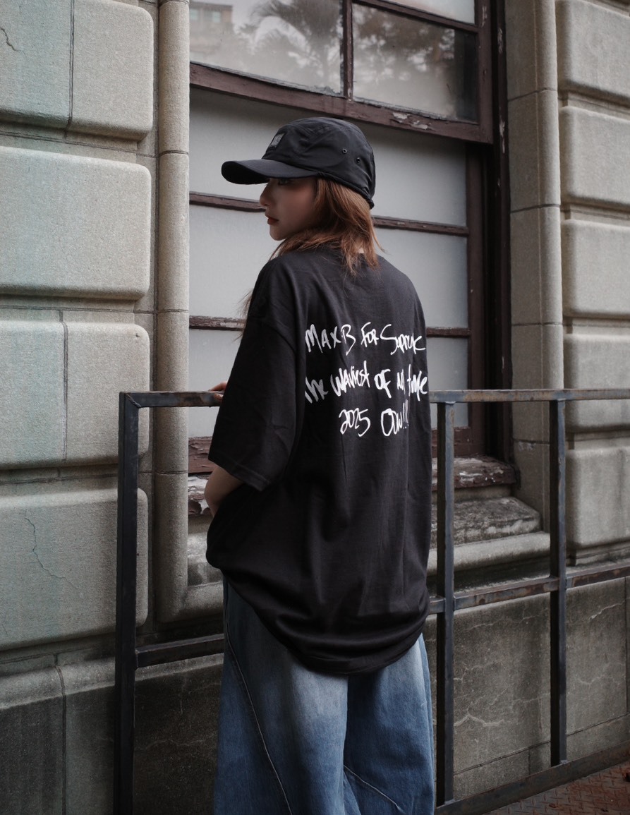 SUPREME MAX B 撲克 TEE 黑