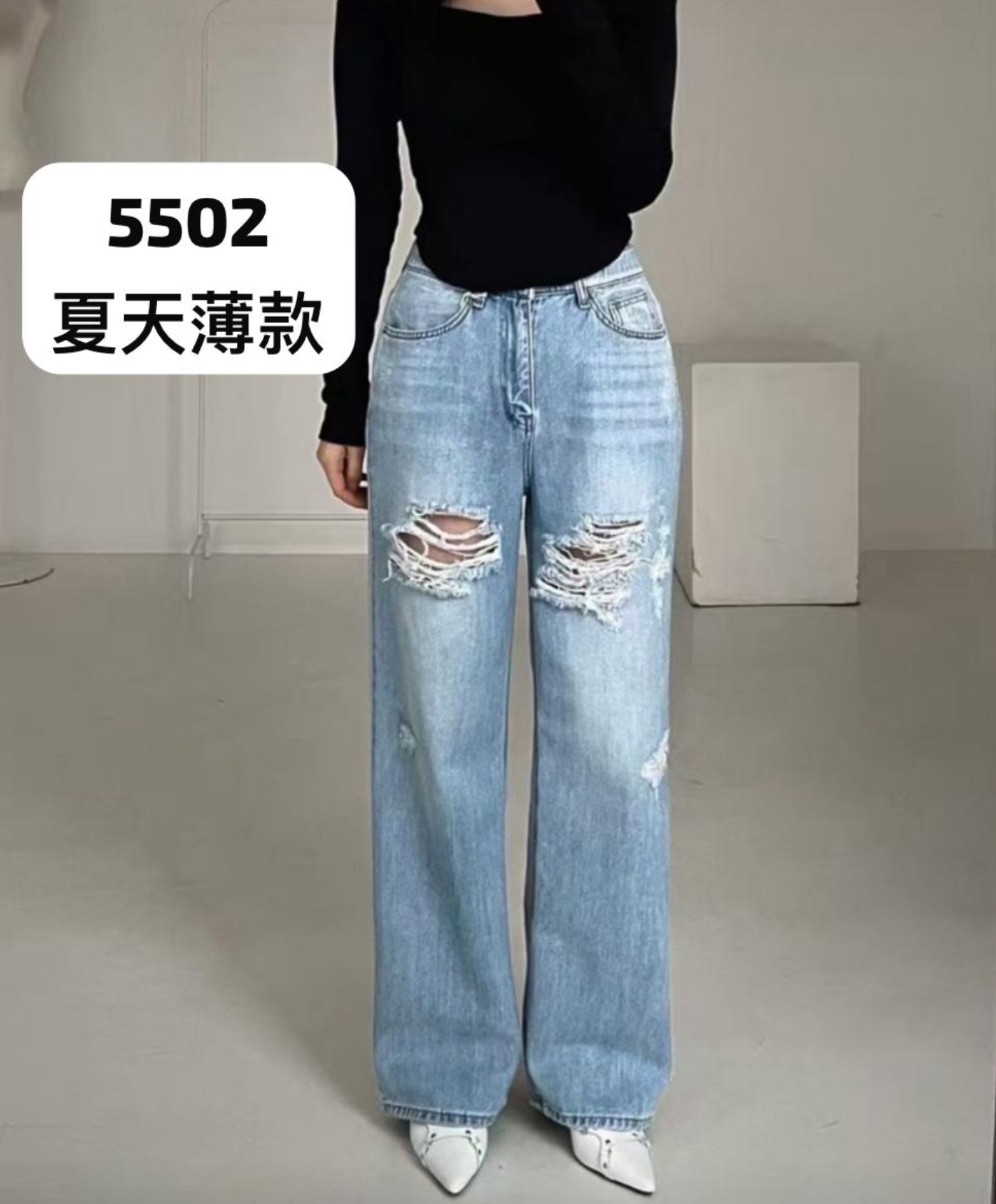 KE806  (#5502) How luk 夏天薄款  S-xL