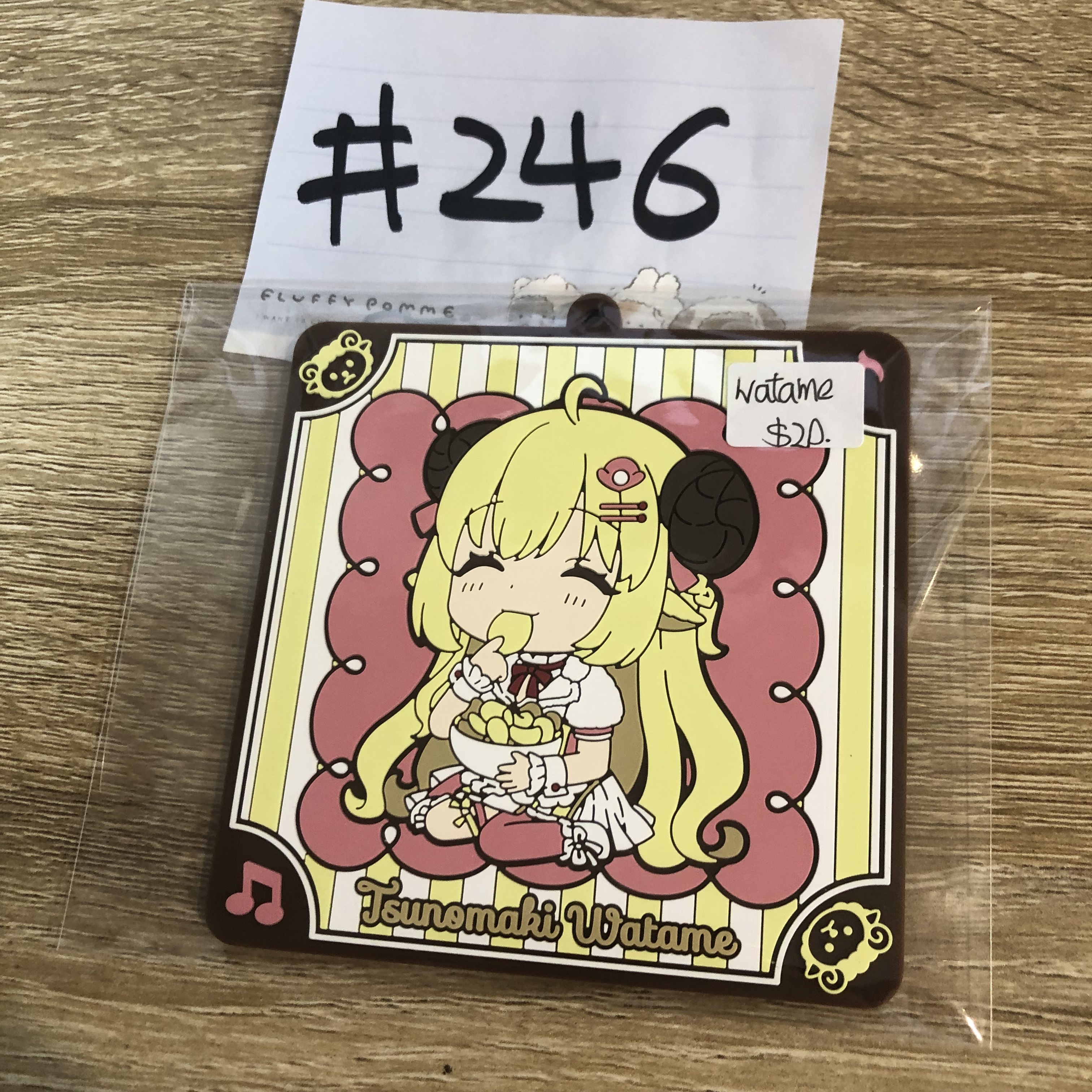 HOLOLIVE  WATAME 杯墊#246