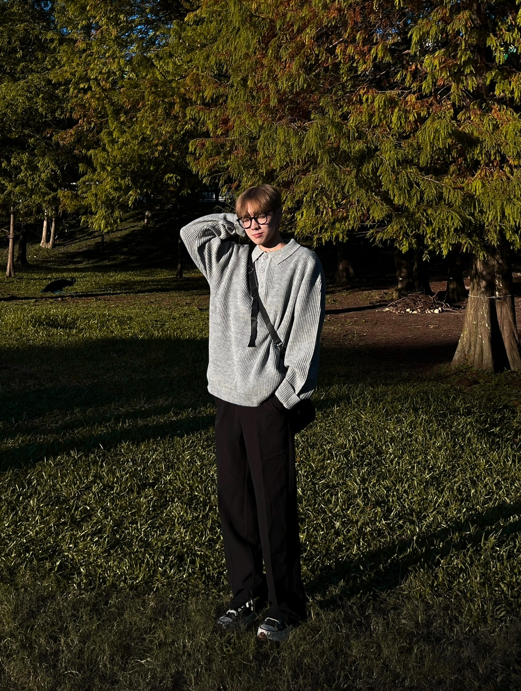 (售完不補) 韓系闊腿西裝褲