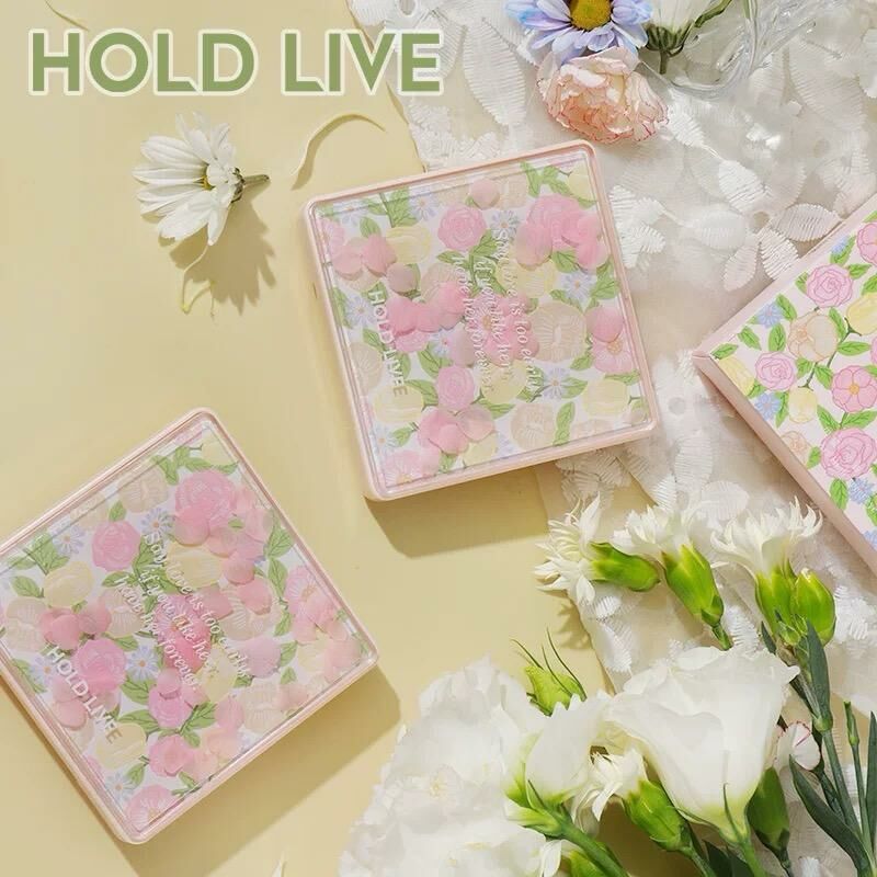 Holdlive Floral Color Pink Mist Powder Palette