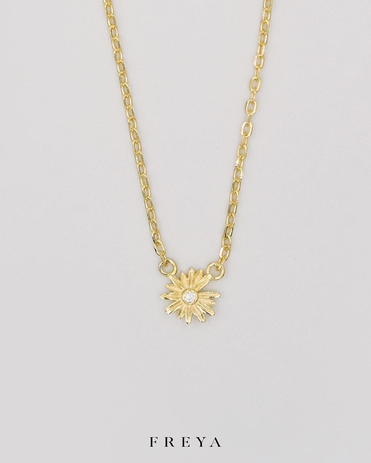 FREYA 單鑽 雛菊項鍊