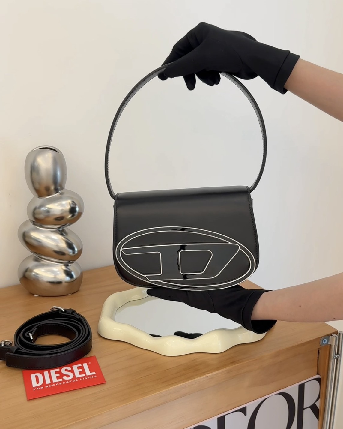 DIESEL｜1DR 叮噹包 黑色