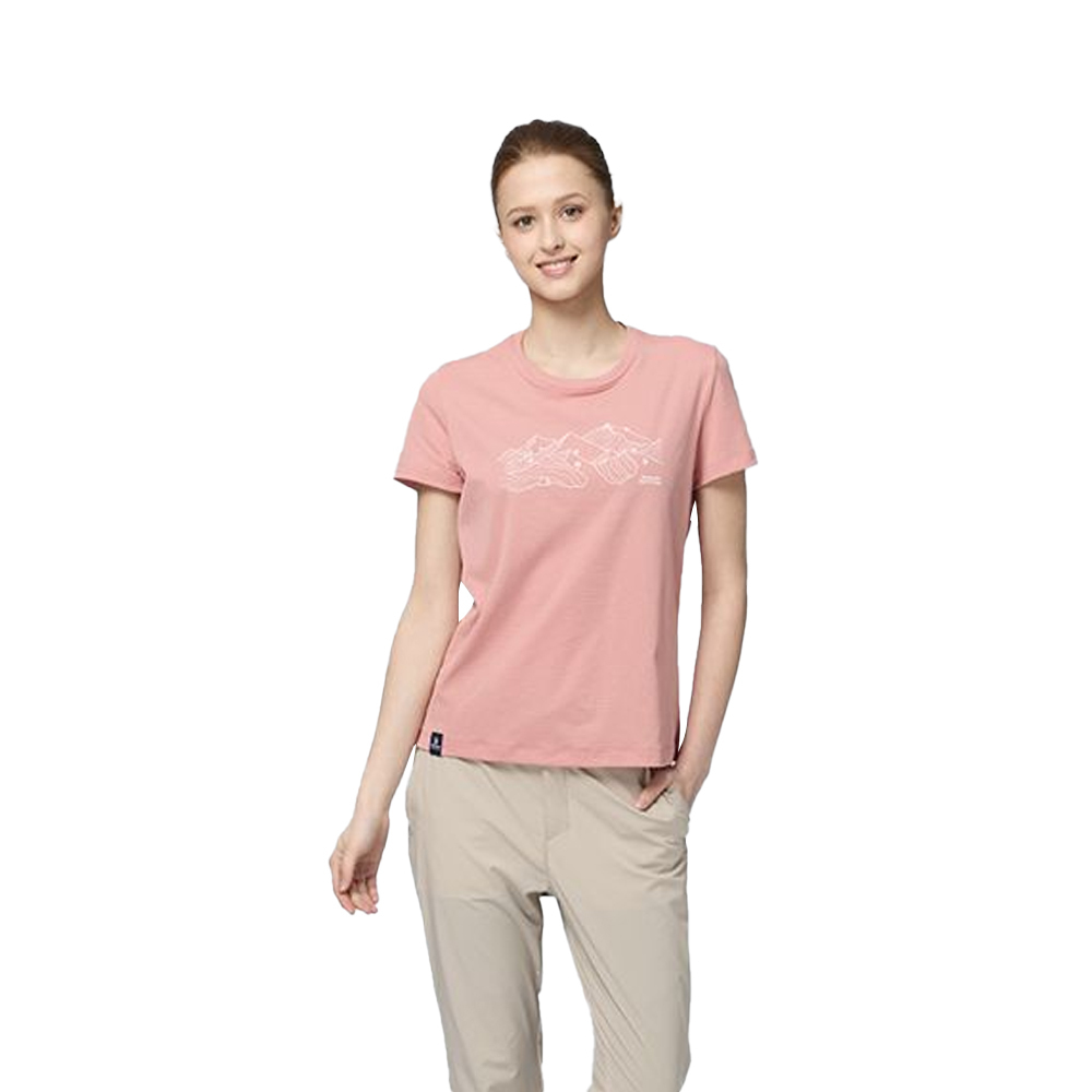 Wildland 荒野 女生態印花抗UV短袖機能衣 女款 (2色) 10WB31627