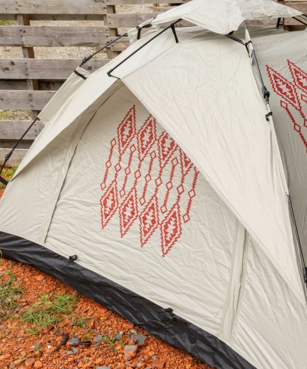 Amina 美國印地安圖案折疊露營椅 CMTP21A2 - 綠松色 (0428)