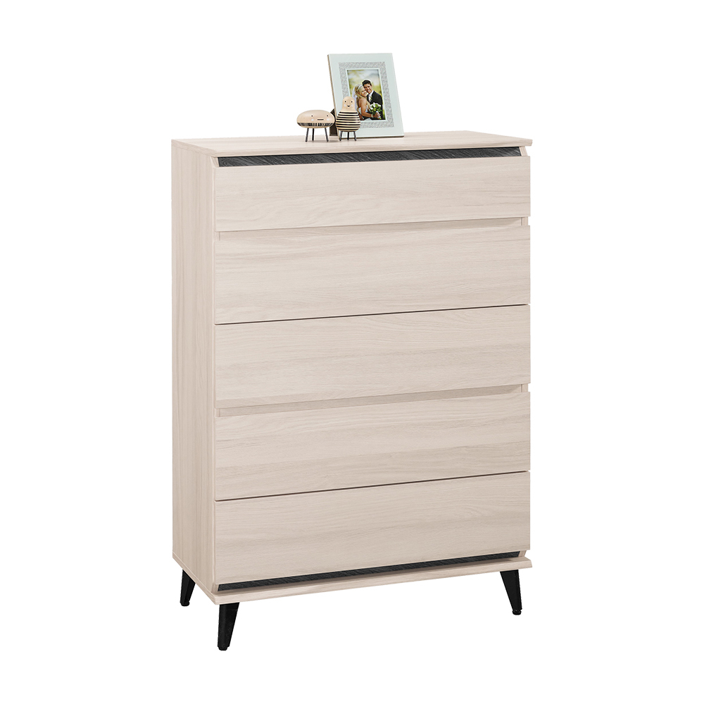 珊卓2.7尺五斗櫃/五抽收納櫃/置物櫃