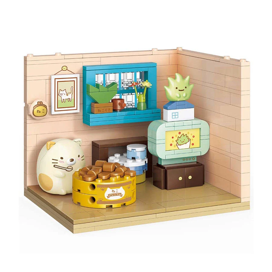 Keepplay積木  角落小夥伴 房間系列 貓的安心小窩