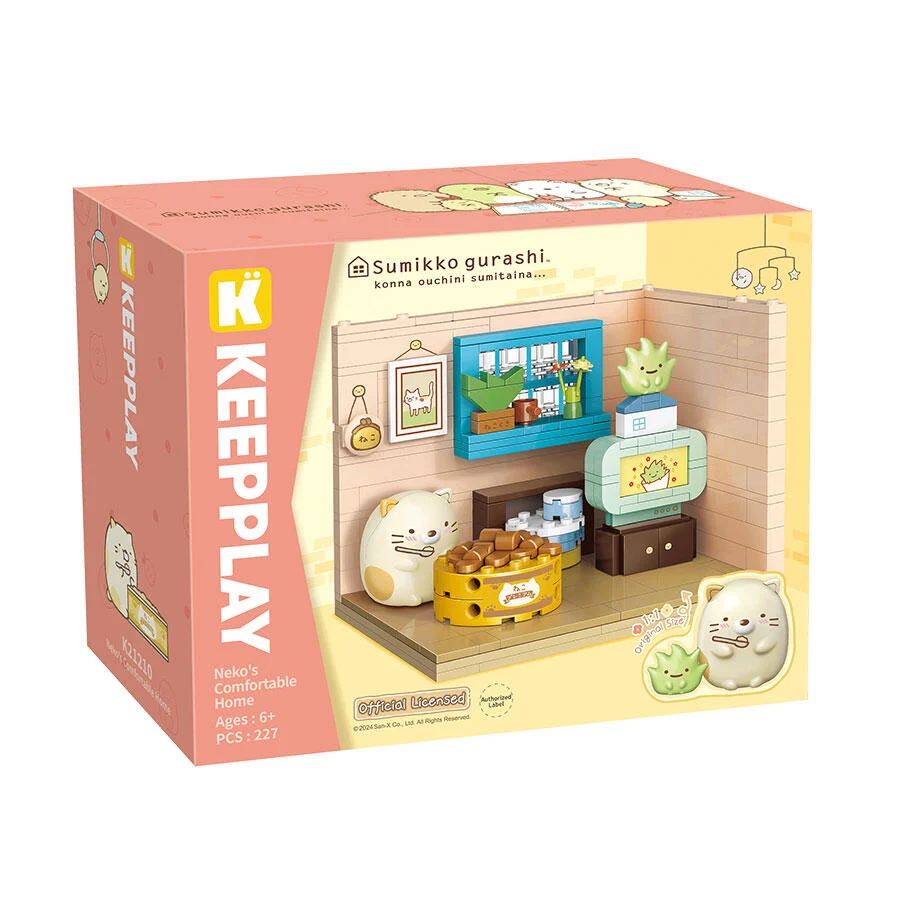 Keepplay積木  角落小夥伴 房間系列 貓的安心小窩