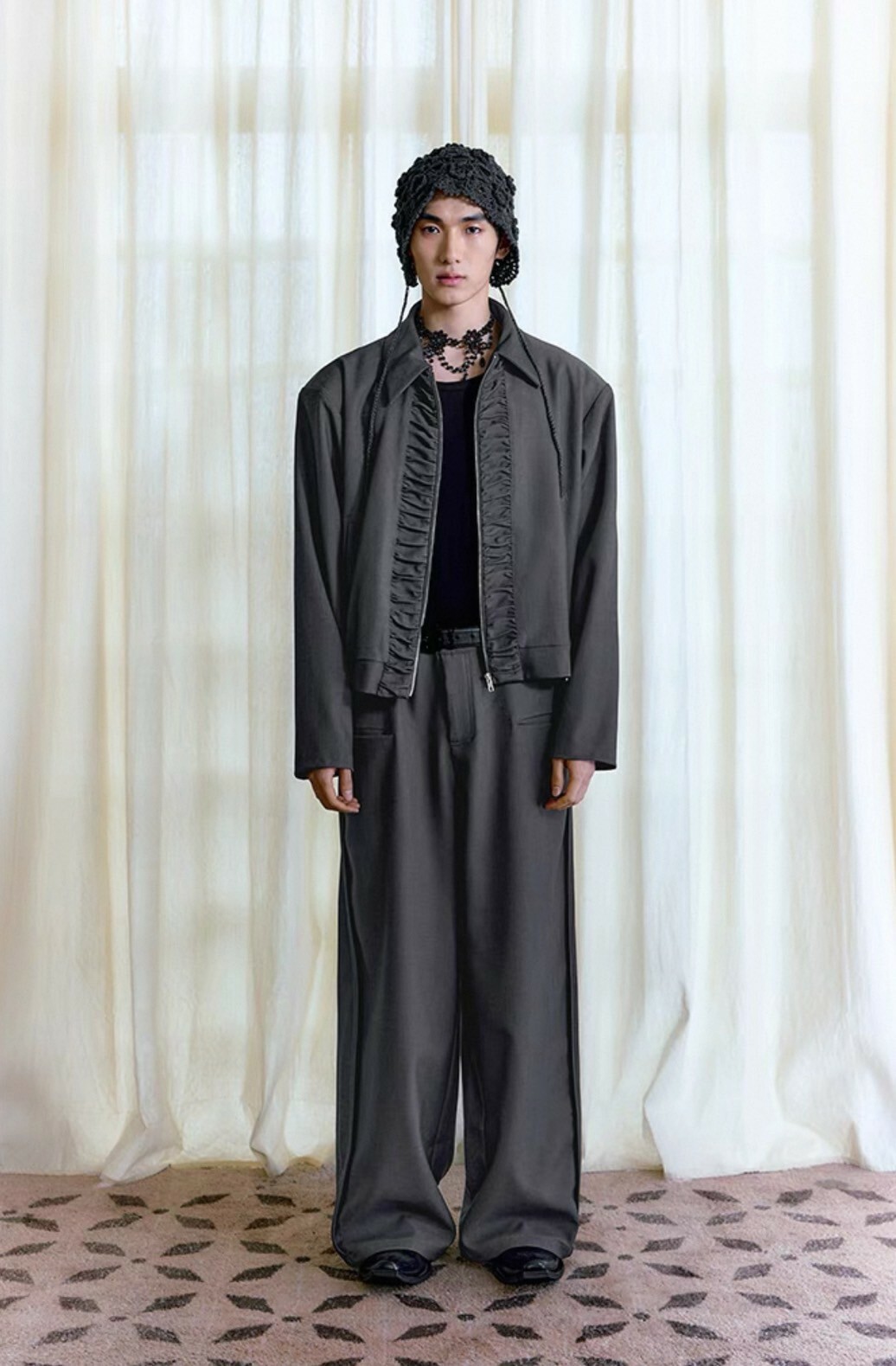 JCA 宮廷 Boxy-fit 廓形 設計感 夾克 #外套