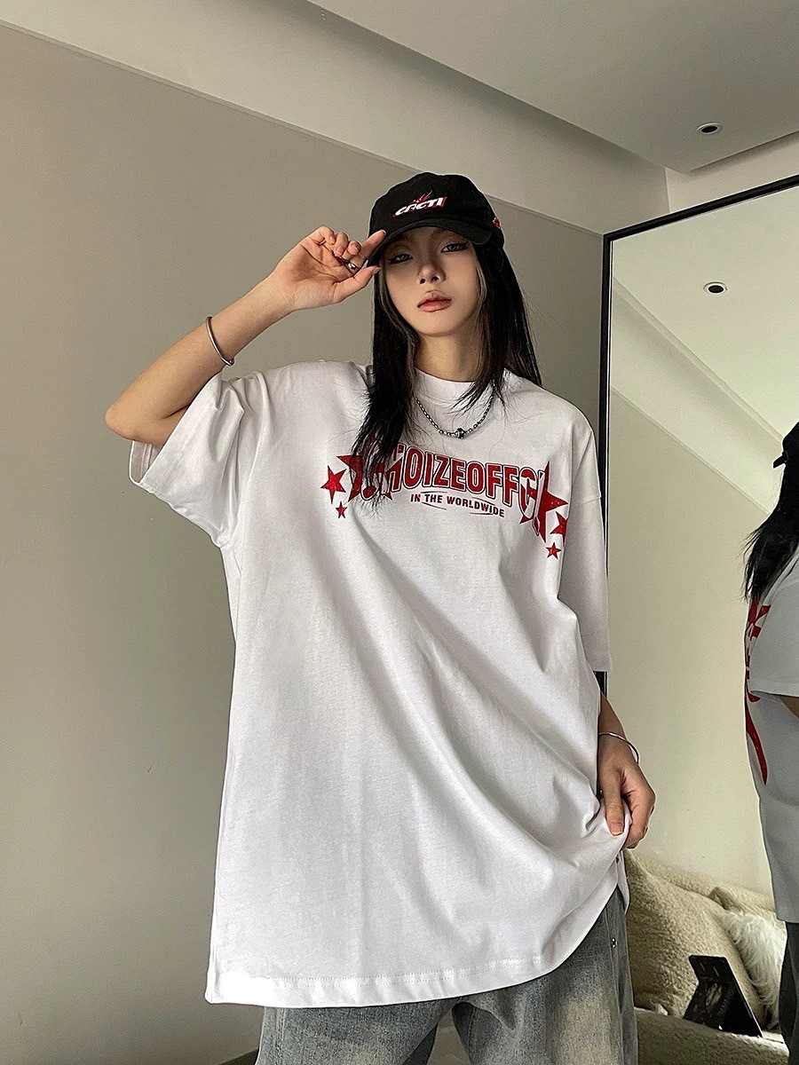 (GOAL) CHOIZE 美式復古重磅星星短TEE K2835