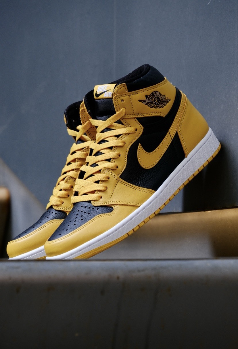 Air Jordan 1 Retro High OG '' Pollen '' 黑黃 555088-701