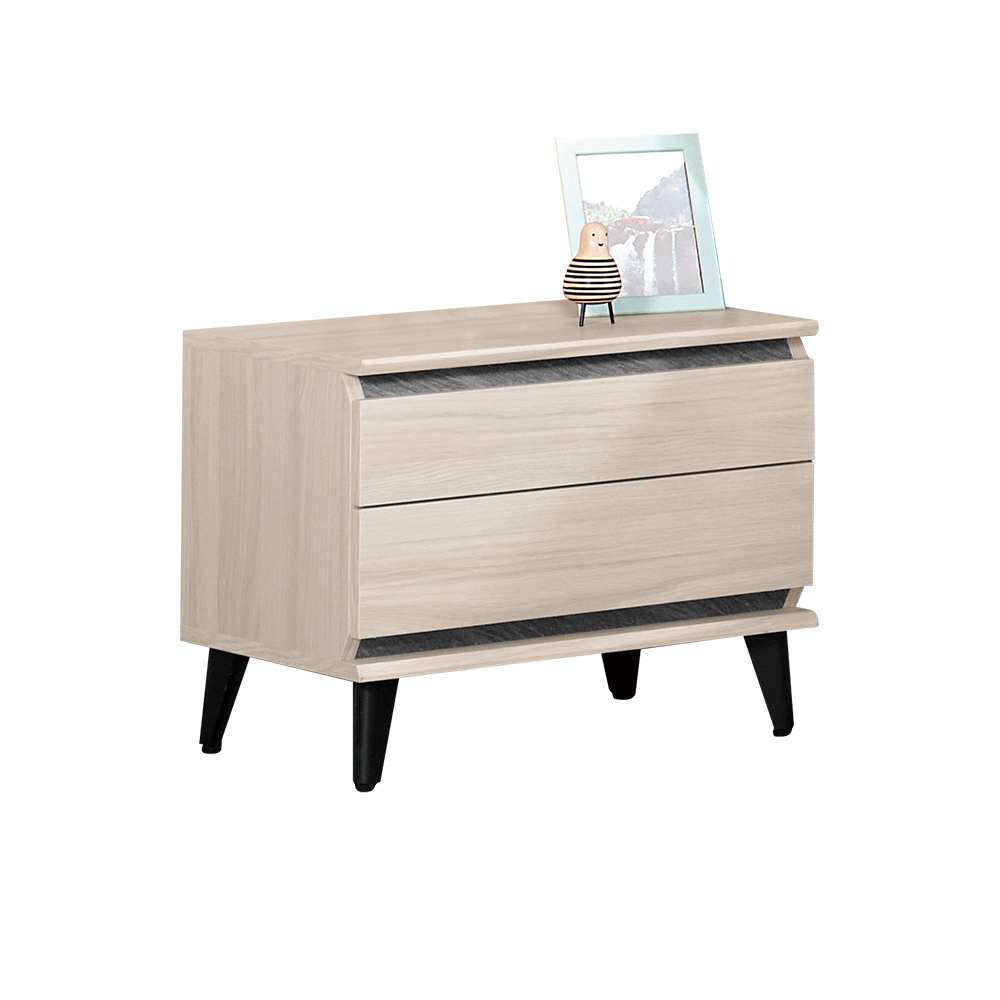 珊卓1.8尺床頭櫃/二抽收納櫃/置物櫃