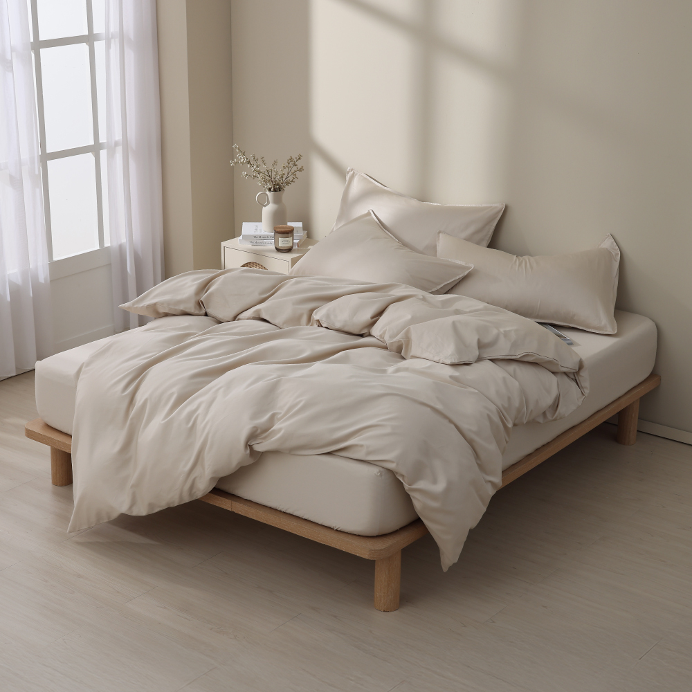 300織精梳純棉｜100%純棉｜沄米杏｜單品&床包被套組