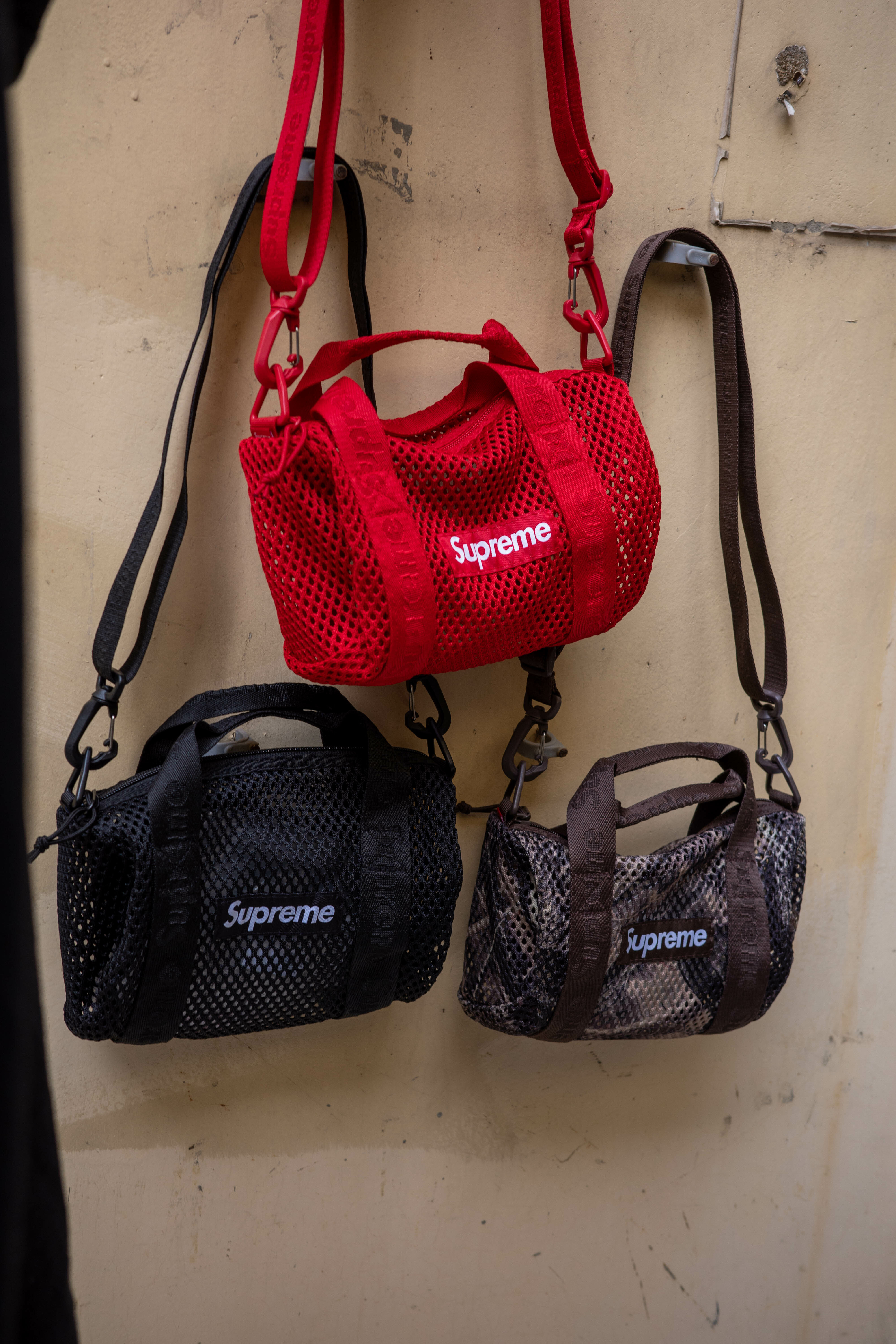 2025 superme mesh mini duffle bag 洞洞小包ss25b31