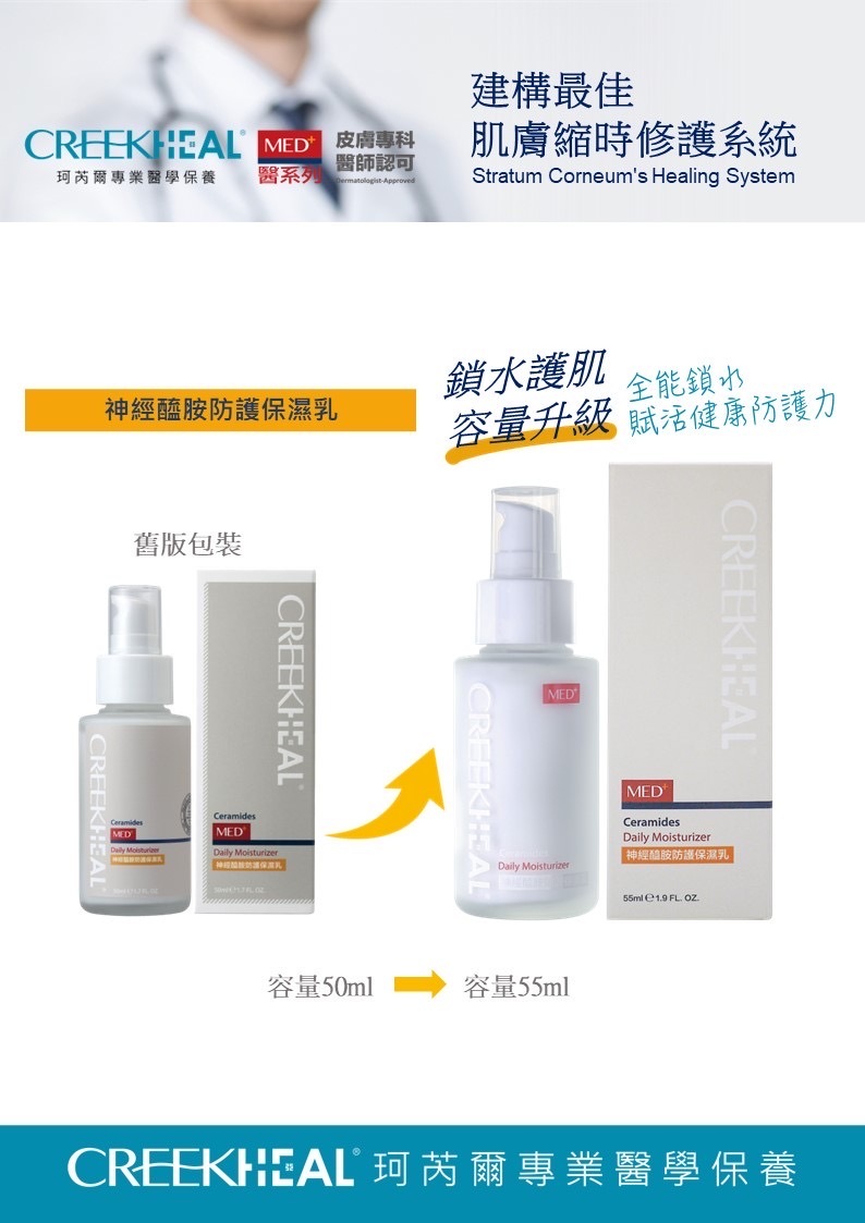 珂芮爾神經醯胺防護保濕乳增強肌膚防禦力