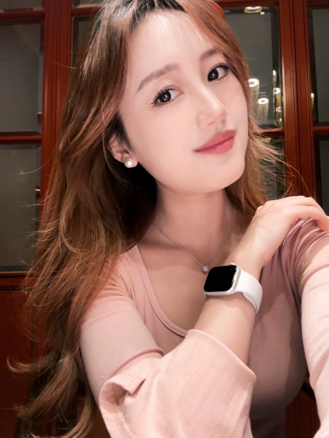 PANDORA 潘多拉 愛心鑽石 925銀 項鍊 398425C01