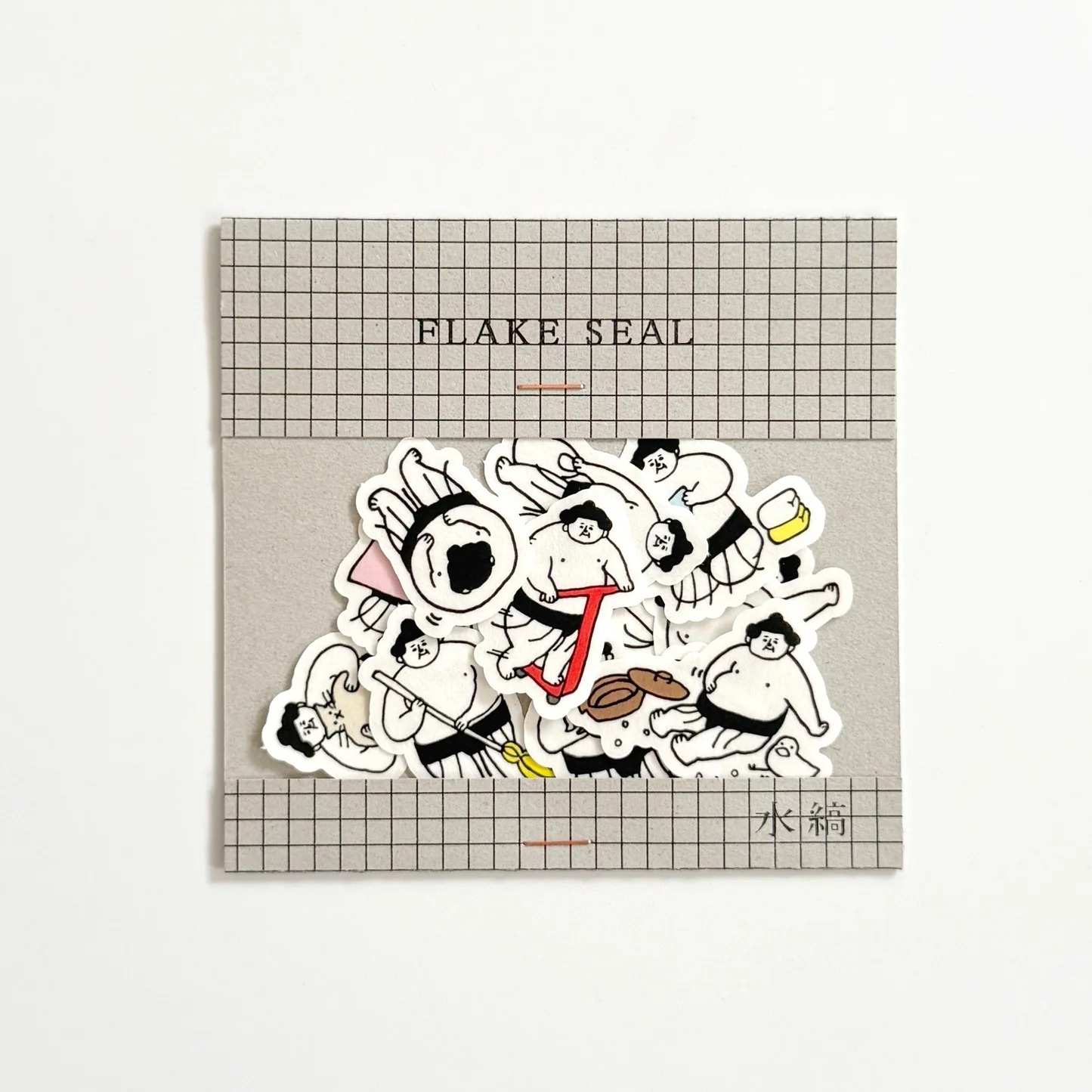 西東 x 水縞｜相撲君｜造型貼紙包 / 水縞 / 日本