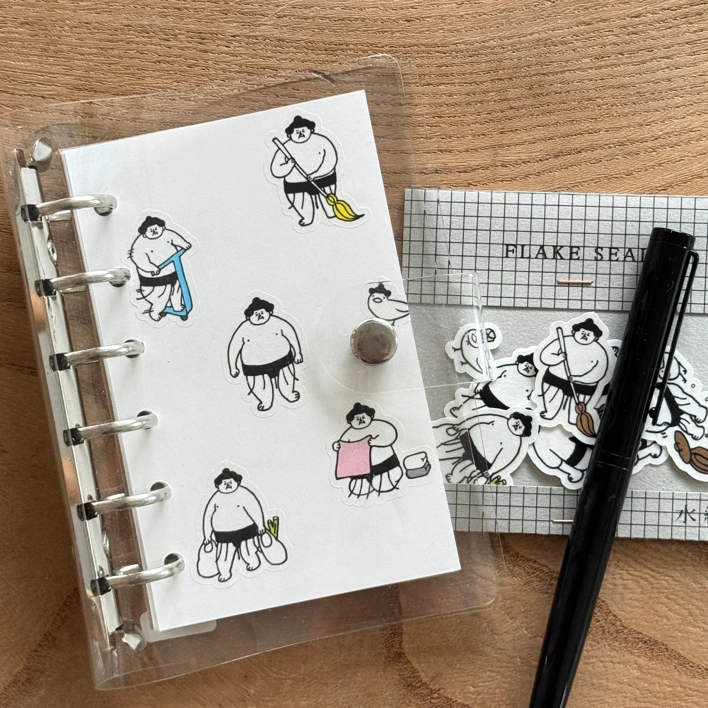 西東 x 水縞｜相撲君｜造型貼紙包 / 水縞 / 日本