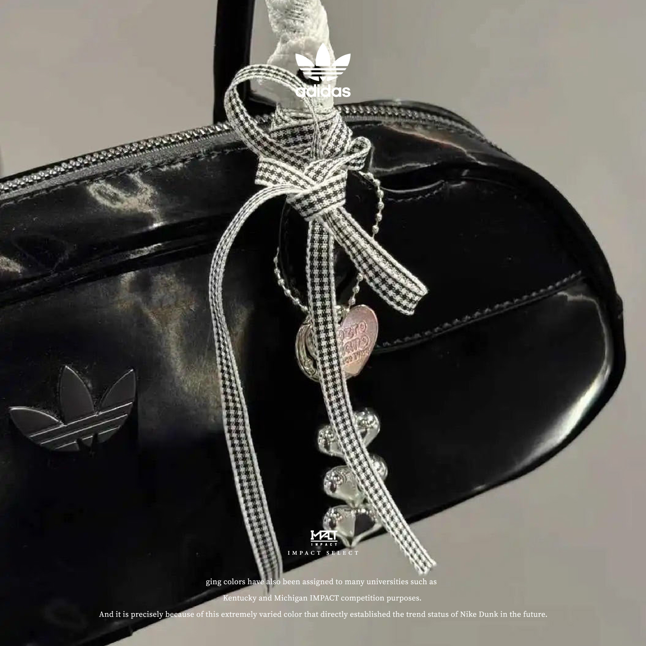 Adidas originals 多口袋经典復古運動包 單肩包 女款 黑色 KE4015