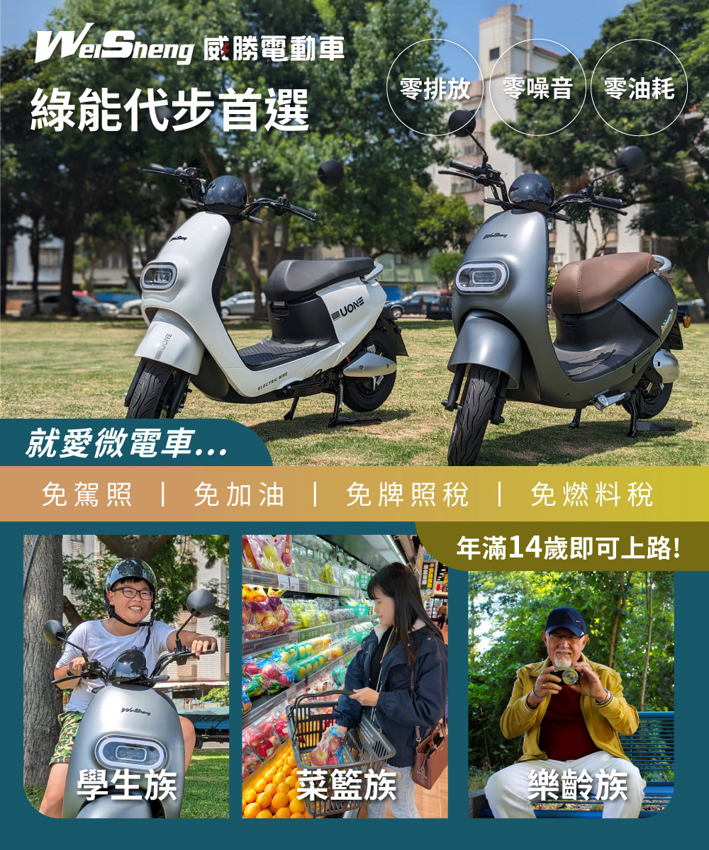 【威勝】TSV50 WOODY 無敵 微型電動二輪車