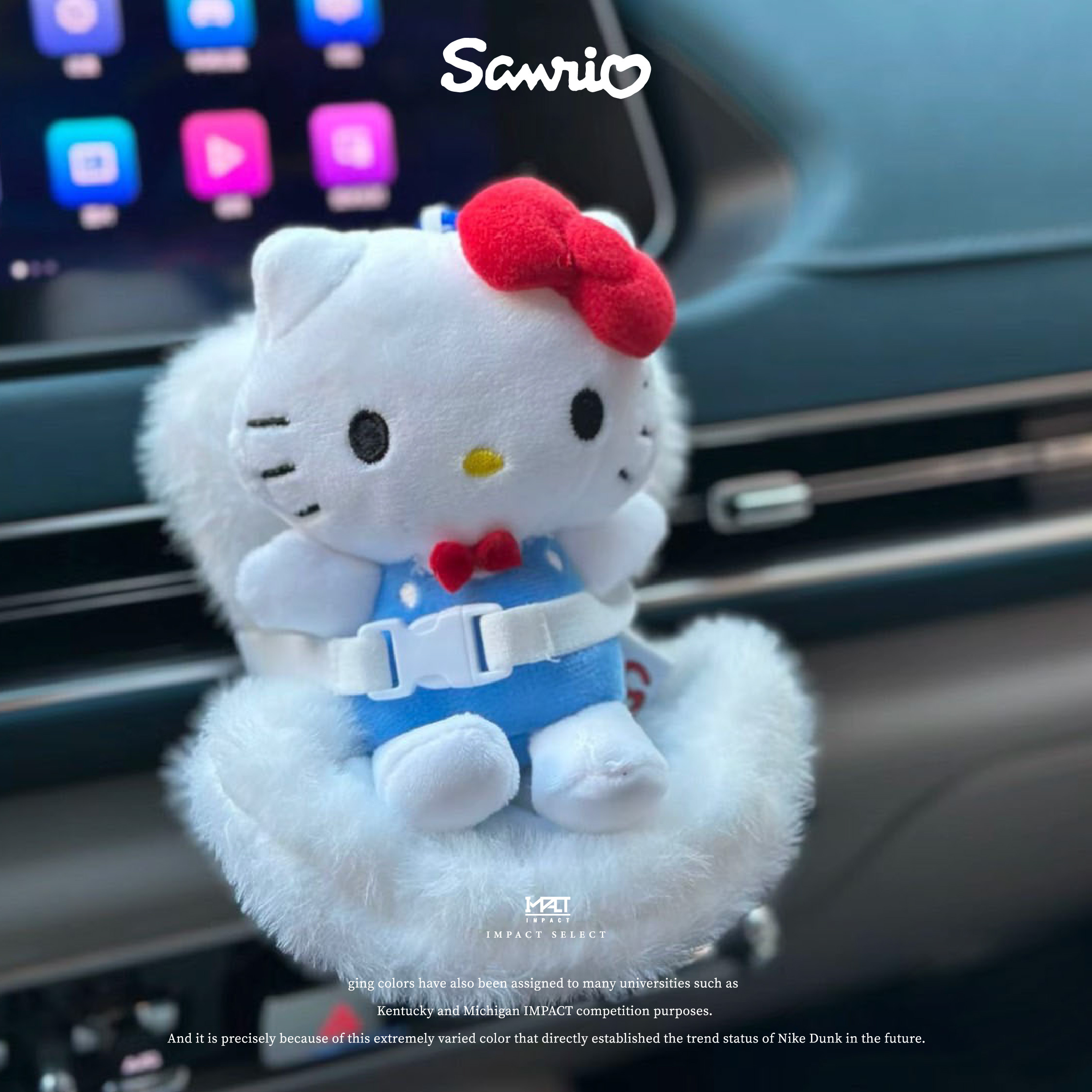 Sanrio 50周年HELLO KITTY 三麗鷗 凱蒂貓 正品 CY-KT帽子吊飾