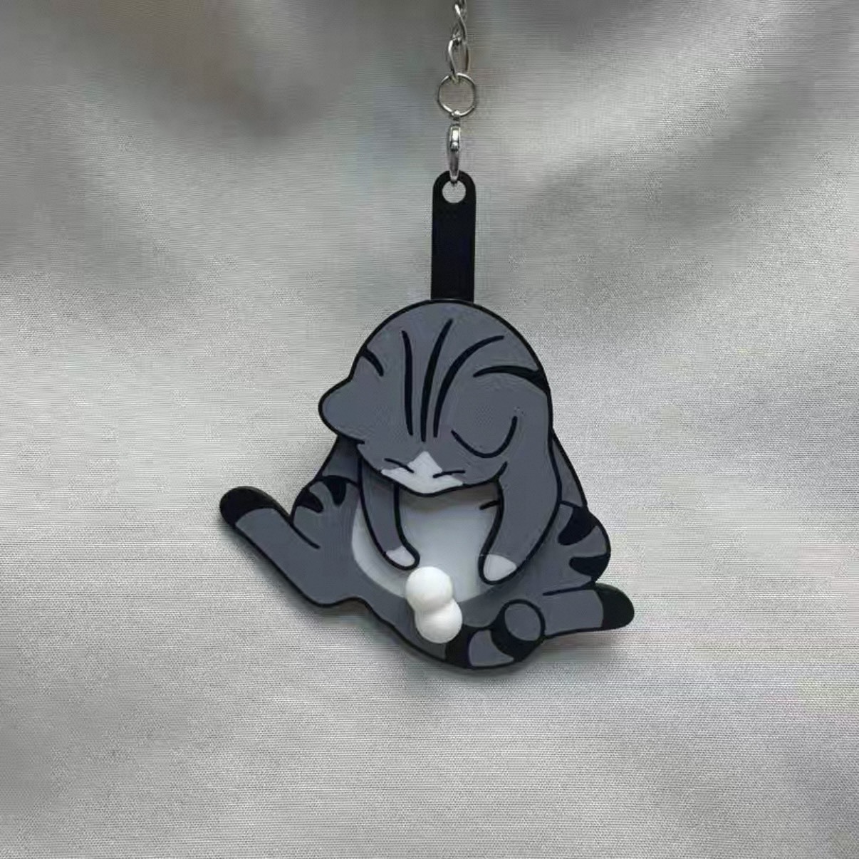 玩蛋貓咪 舒壓鑰匙圈