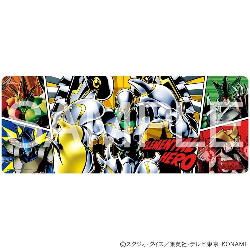遊戯王ラッシュデュエル　E・HERO　橡胶桌垫套装