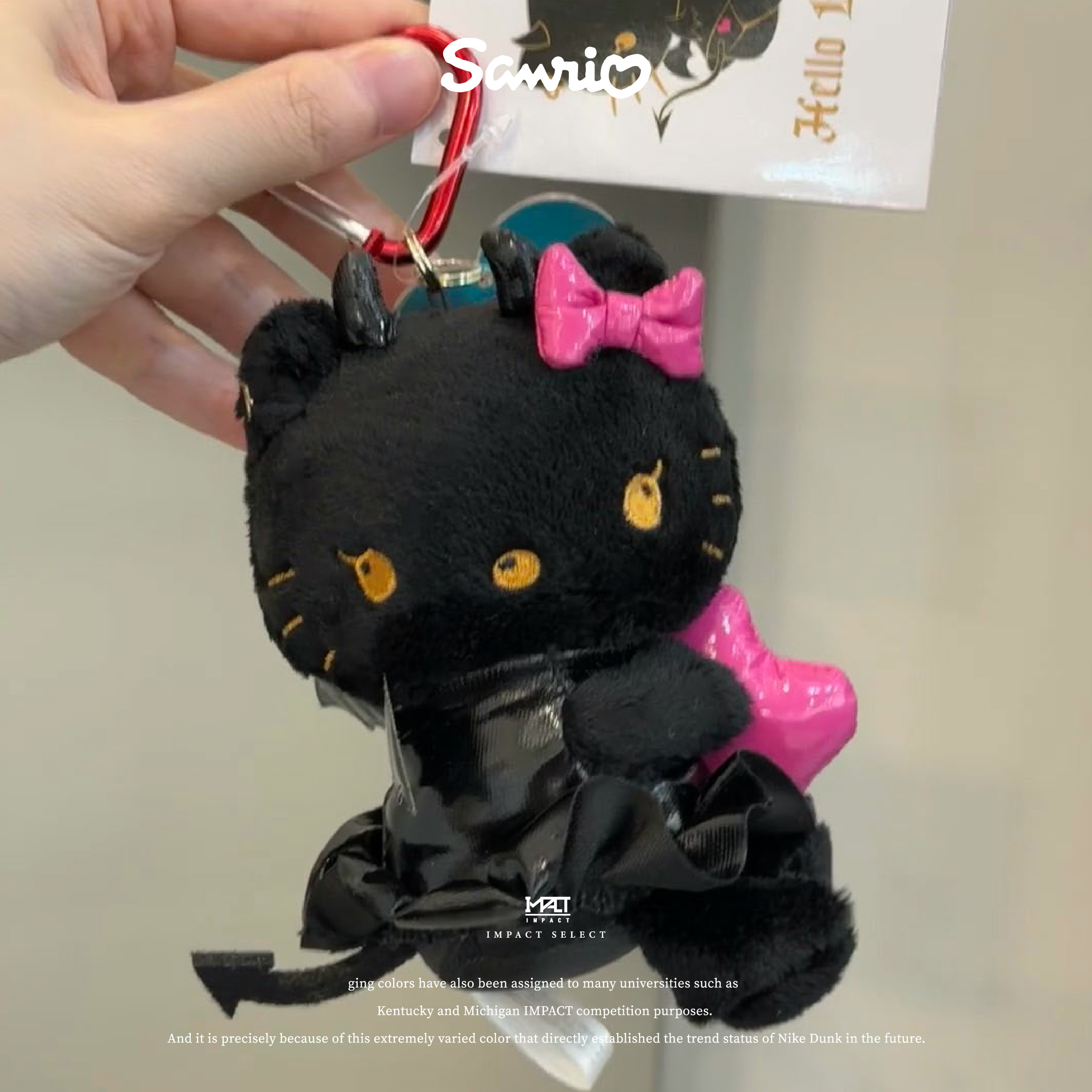 Sanrio 50周年限定紀念款 黑惡魔 HELLO KITTY 三麗鷗 凱蒂貓 正品 693197
