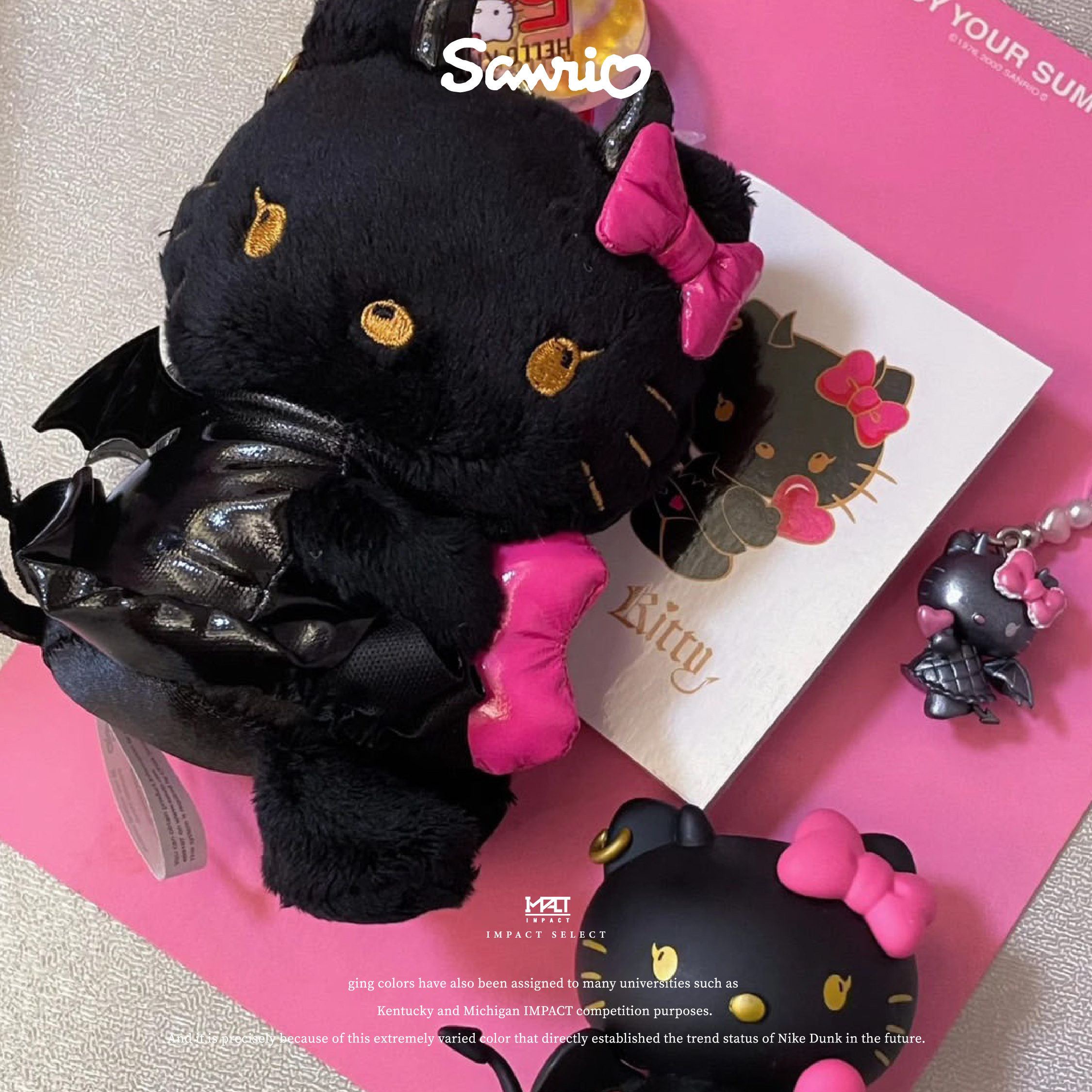 Sanrio 50周年限定紀念款 黑惡魔 HELLO KITTY 三麗鷗 凱蒂貓 正品 693197