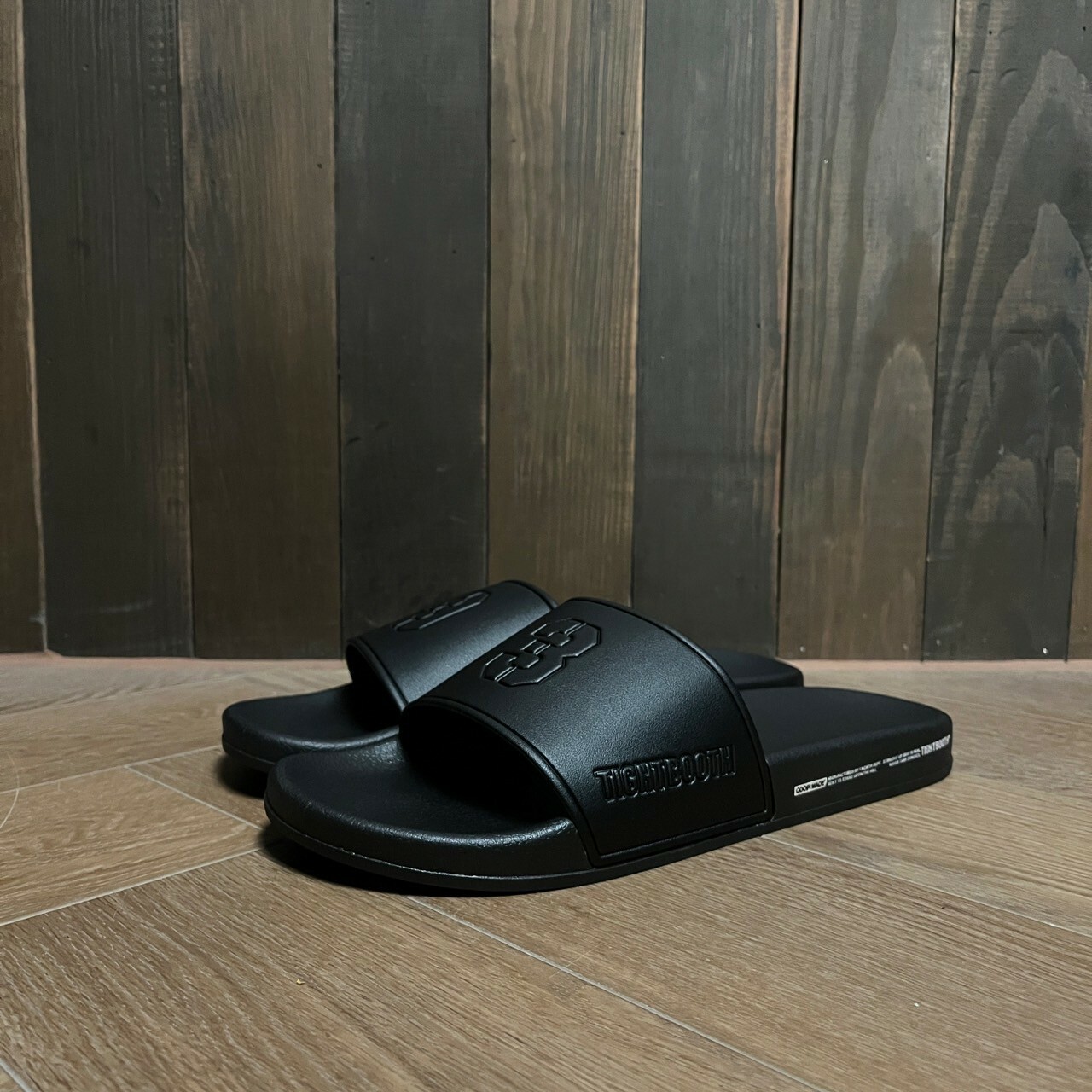 (5) GOOPI x TIGHTBOOTH “GMT-01SP” - TPBR 93 Slippers - Black SIZE 28CM